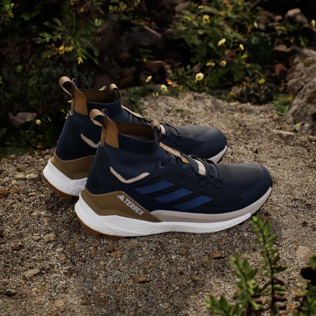 Shoes Adidas Terrex Men Adidas Terrex Free Hiker 2.0 Hiking Shoe Legend Ink / Wonder Steel