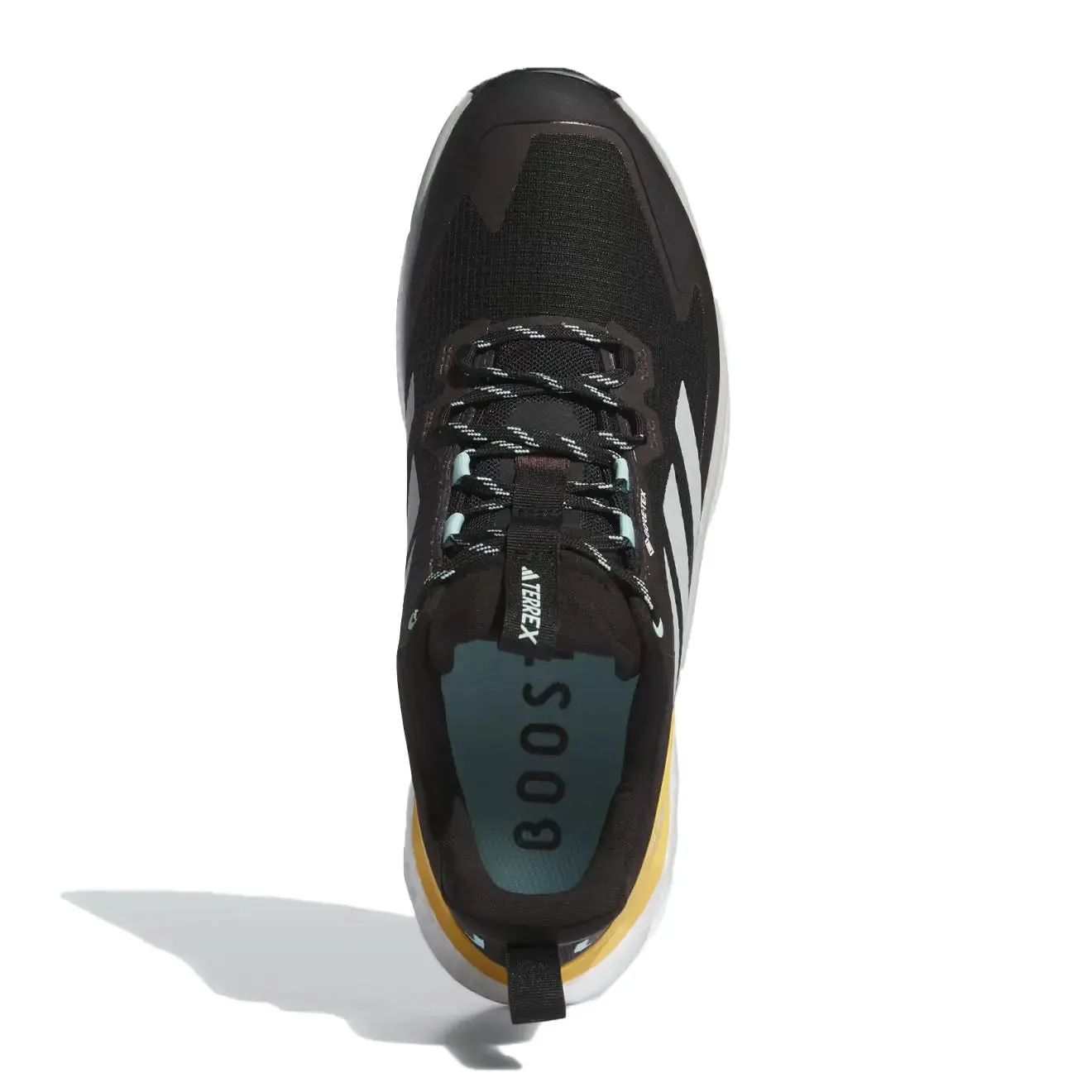 Shoes Adidas Terrex Men Adidas Terrex Free Hiker 2.0 Low Gore-Tex Hiking Shoes Core Black / Wonder Silver / Semi Flash Aqua