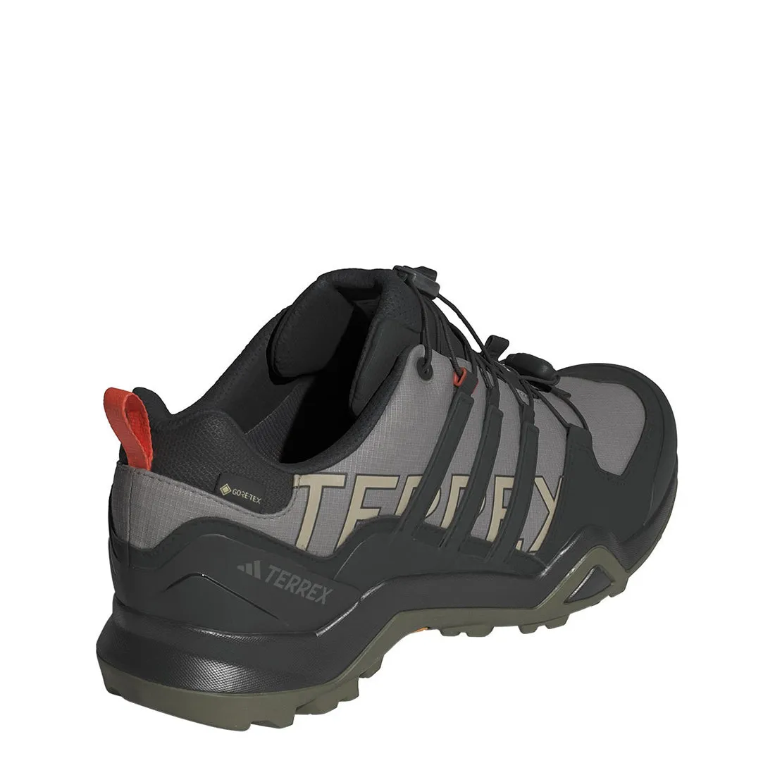 Shoes Adidas Terrex Men Adidas Terrex Swift R2 Gore-Tex Hiking Shoes Charcoal Grey / Core Black / Olive Stratus