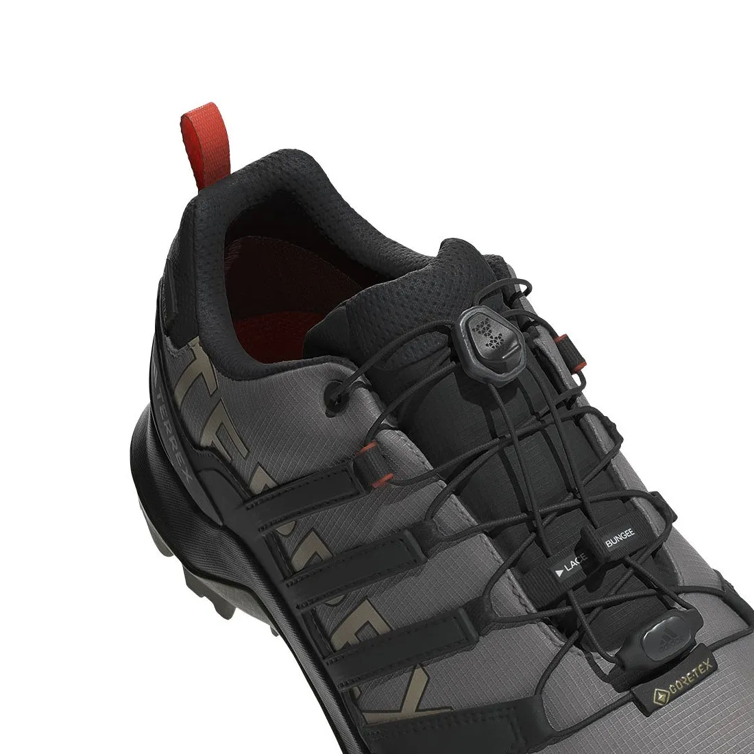 Shoes Adidas Terrex Men Adidas Terrex Swift R2 Gore-Tex Hiking Shoes Charcoal Grey / Core Black / Olive Stratus