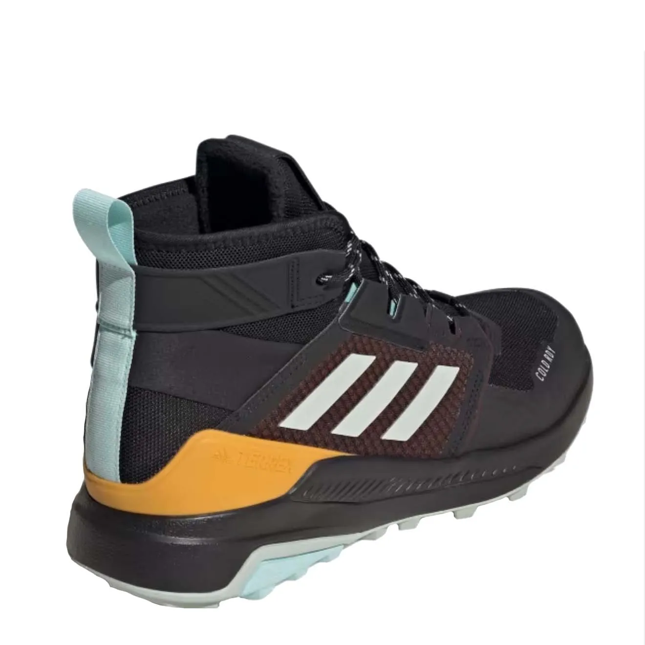 Shoes Adidas Terrex Men Adidas Terrex Trailmaker Mid Cold.Rdy Hiking Boots Shadow Brown / Wonder Silver / Semi Flash Aqua