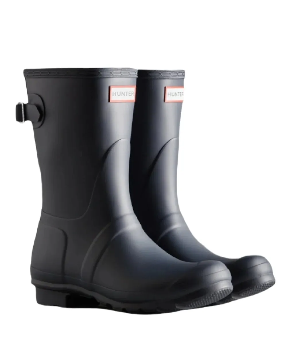 Shoes Hunter Wellies Hunter Womens Originals Short Back Adjustable Wellington Boots