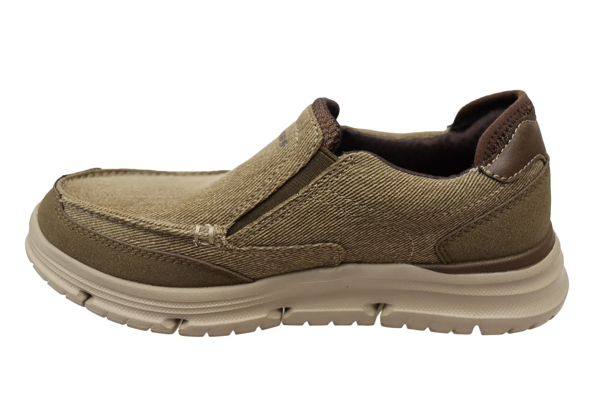 Skechers Mens Arch Fit Vortell Rothler Comfortable Slip On Shoes Skechers Shoes