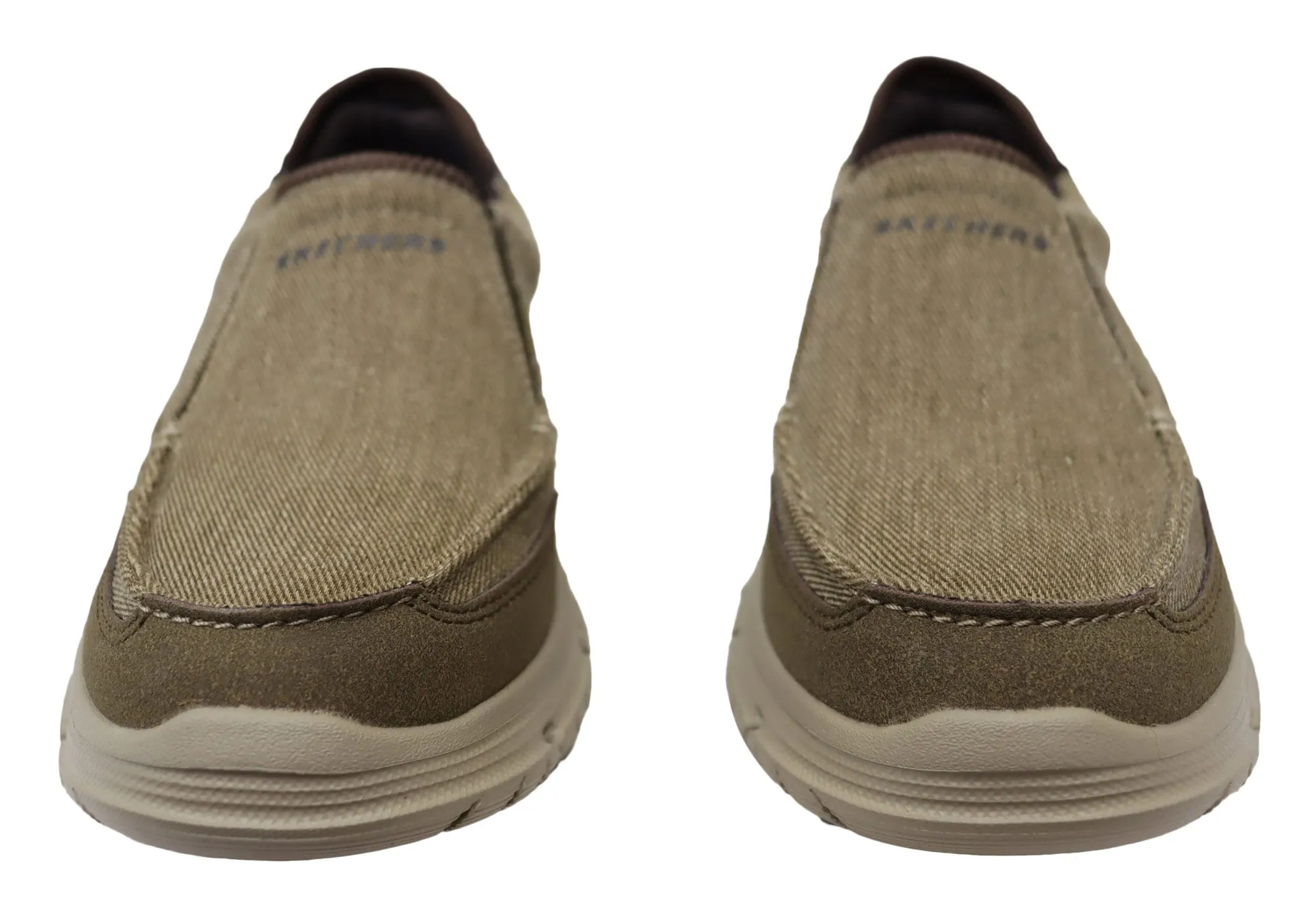 Skechers Mens Arch Fit Vortell Rothler Comfortable Slip On Shoes Skechers Shoes