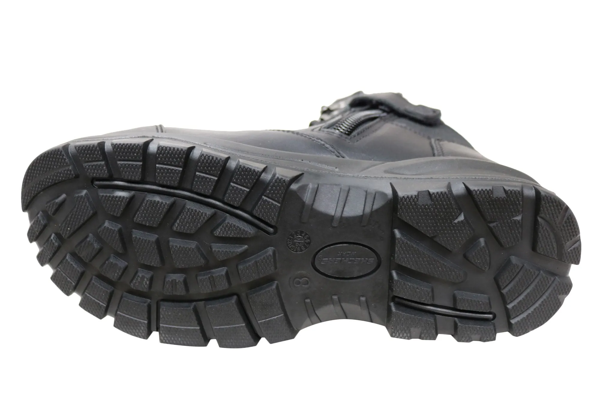 Skechers Womens Leather Comfortable Work Composite Toe Work Boots Skechers Shoes