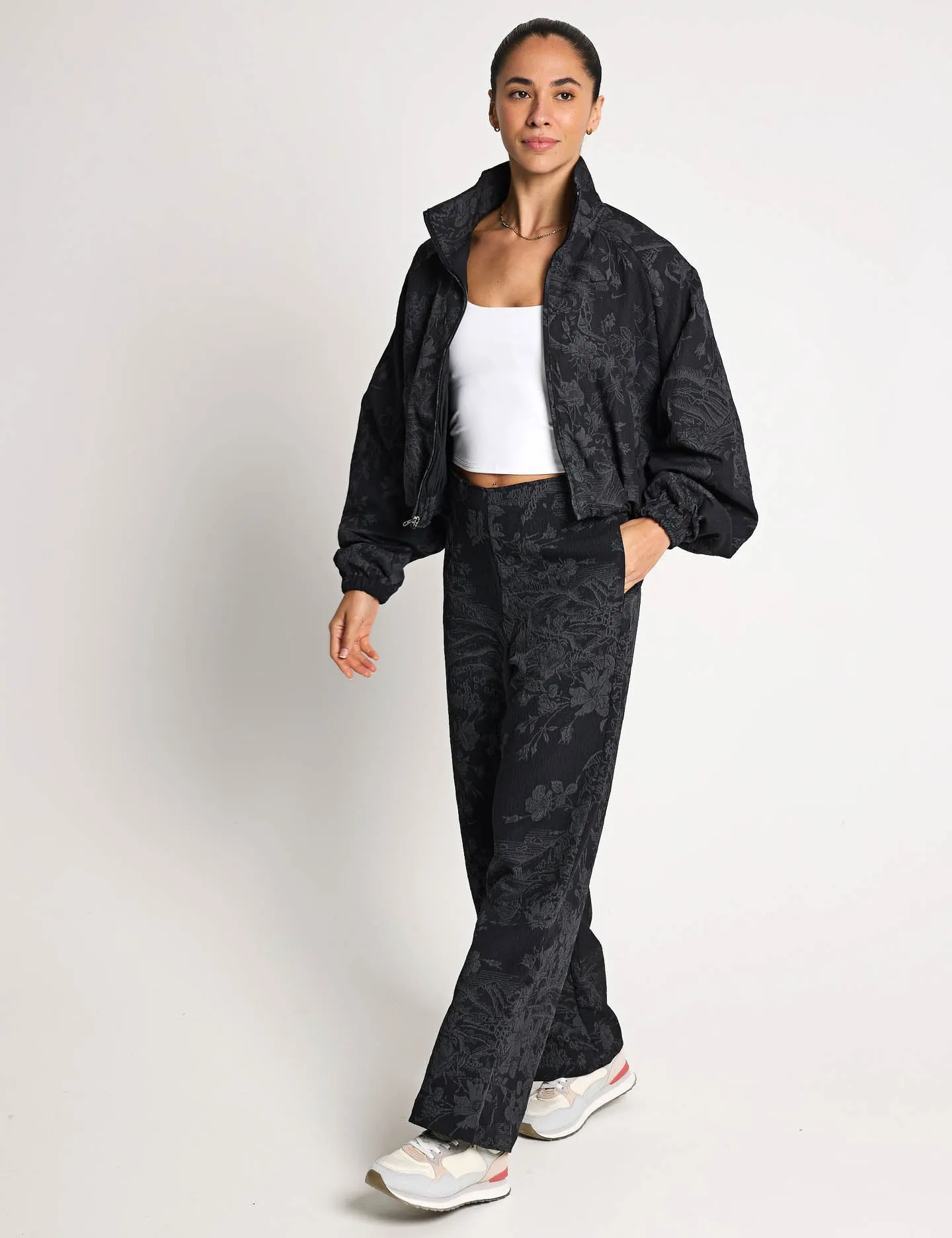 Sportswear Collection Jacquard Track Jacket - Black/Anthracite