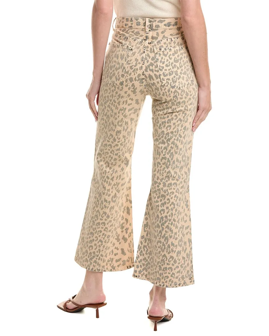 THE GREAT The Kick Bell Vintage Leopard Jean