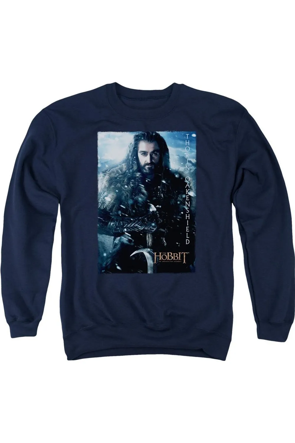 The Hobbit Thorin Poster Adult Crewneck Sweatshirt