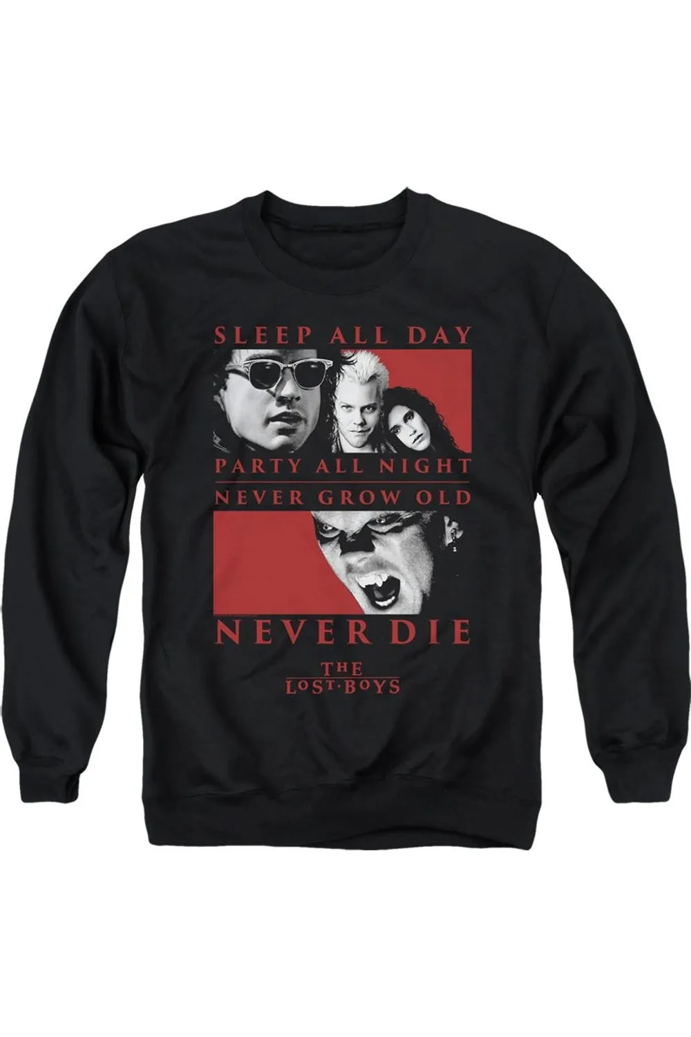 The Lost Boys Never Die Adult Crewneck Sweatshirt