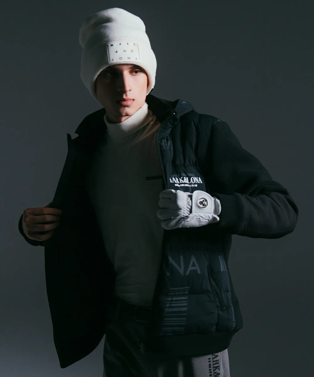 Unisex CD9-SWBN Knit beanie WHITE