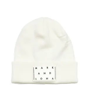 Unisex CD9-SWBN Knit beanie WHITE