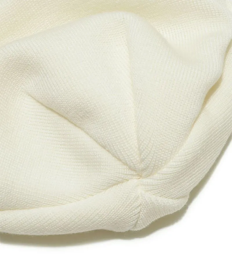 Unisex CD9-SWBN Knit beanie WHITE