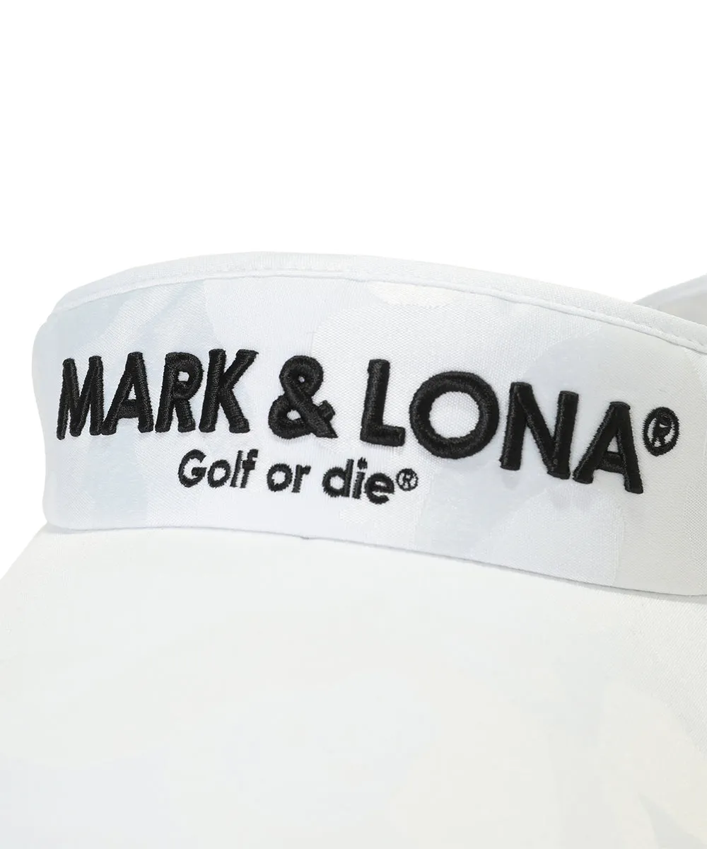 Unisex Gauge Ribboned Visor White