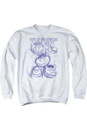 Where The Wild Things Are Wild Sketch Adult Crewneck Sweatshirt