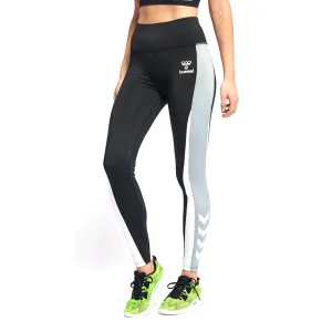 Women's Color Blocks Legging,Black