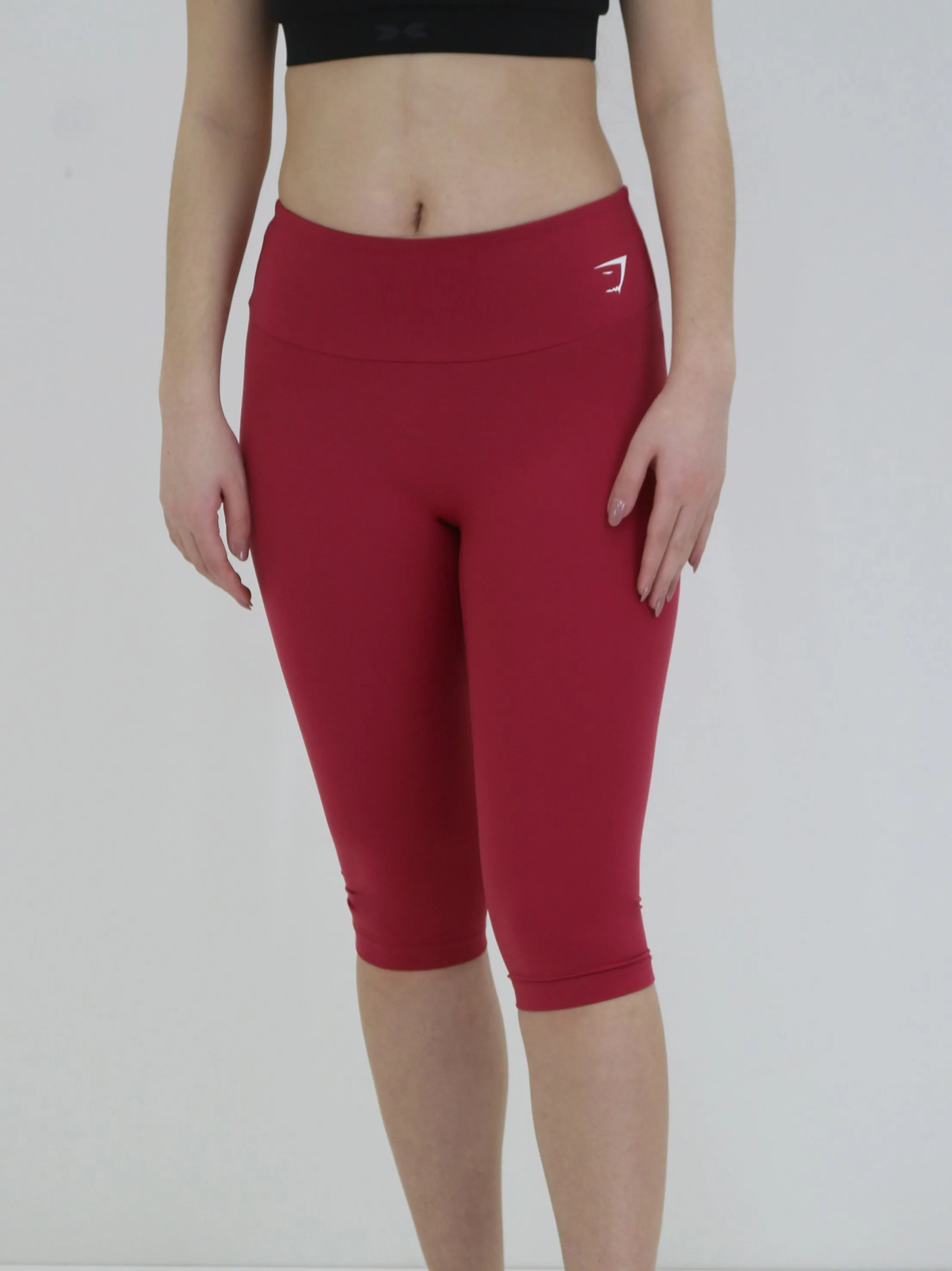 Women's Cropped Legging,Fuchsia