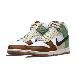 Women's Dunk High  Deluxe Summit White By Nike Nike Dunk
