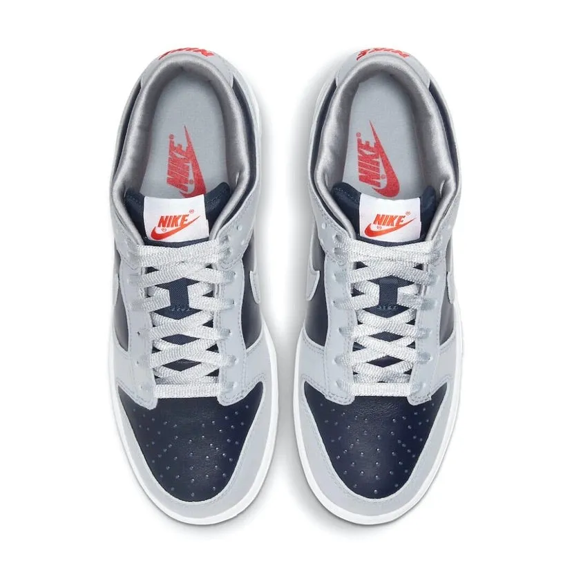 Women's Dunk Low College Navy Grey By Nike Nike Dunk