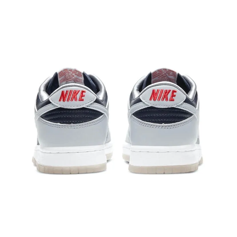 Women's Dunk Low College Navy Grey By Nike Nike Dunk