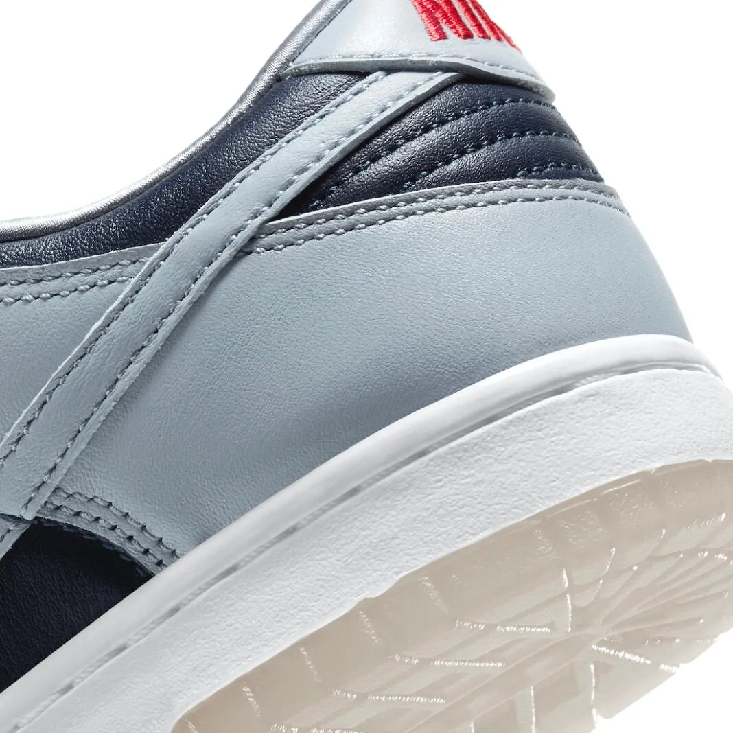 Women's Dunk Low College Navy Grey By Nike Nike Dunk