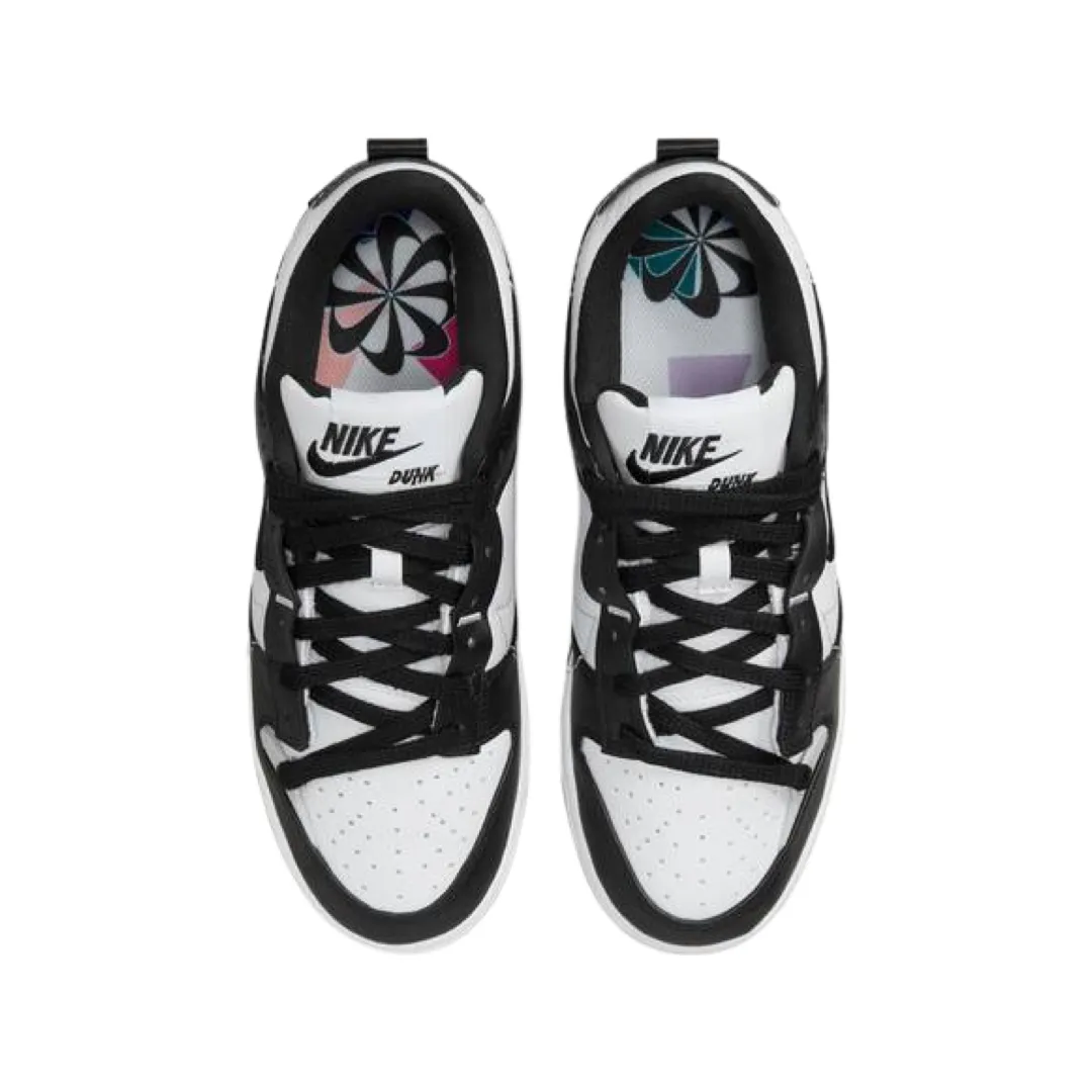 Women's Dunk Low Disrupt 2 Panda Black Pure Platinum White Nike Dunk