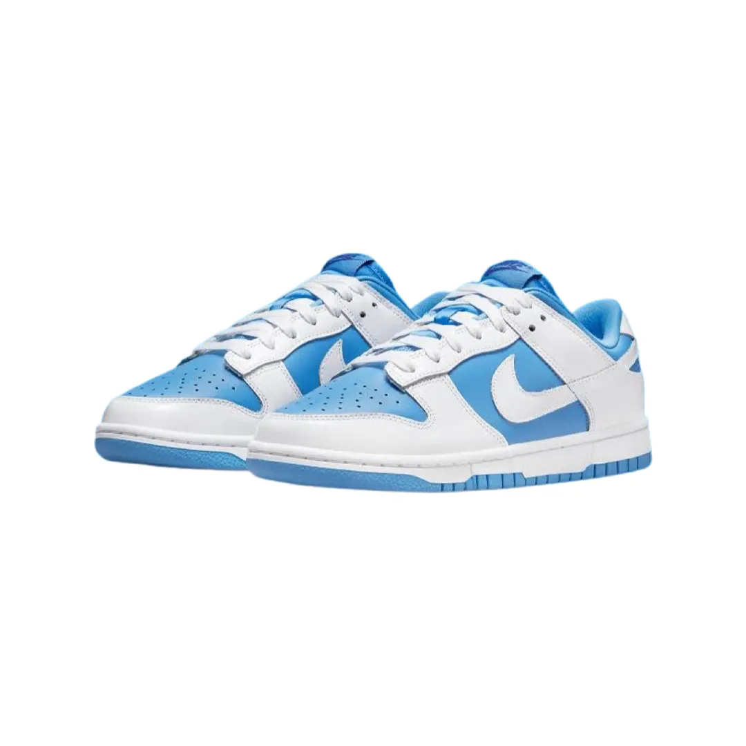 Women's Dunk Low Reverse UNC White University Blue Concord Nike Dunk