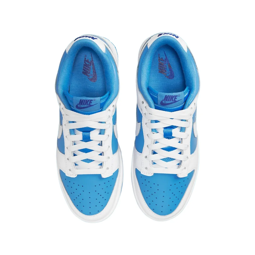 Women's Dunk Low Reverse UNC White University Blue Concord Nike Dunk