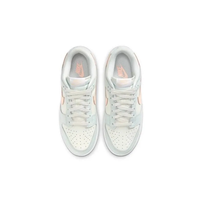 Women's Dunk Low Sail Crimson Tint Barely Green By Nike Nike Dunk