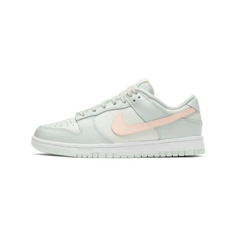 Women's Dunk Low Sail Crimson Tint Barely Green By Nike Nike Dunk