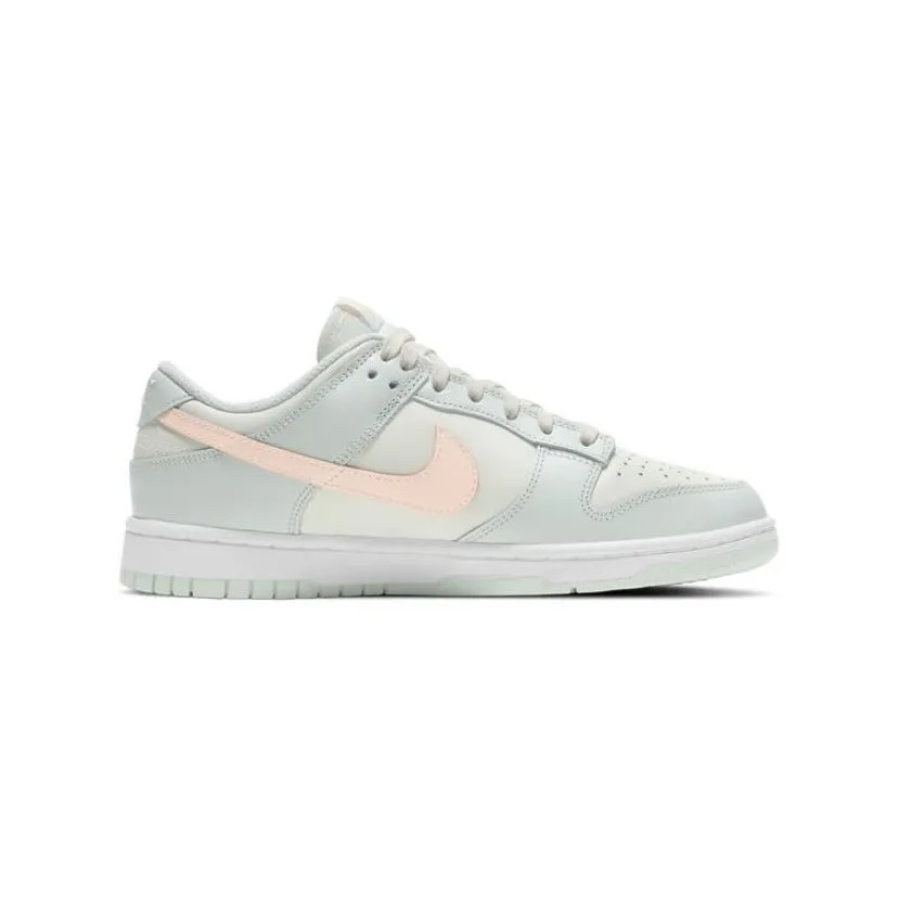 Women's Dunk Low Sail Crimson Tint Barely Green By Nike Nike Dunk
