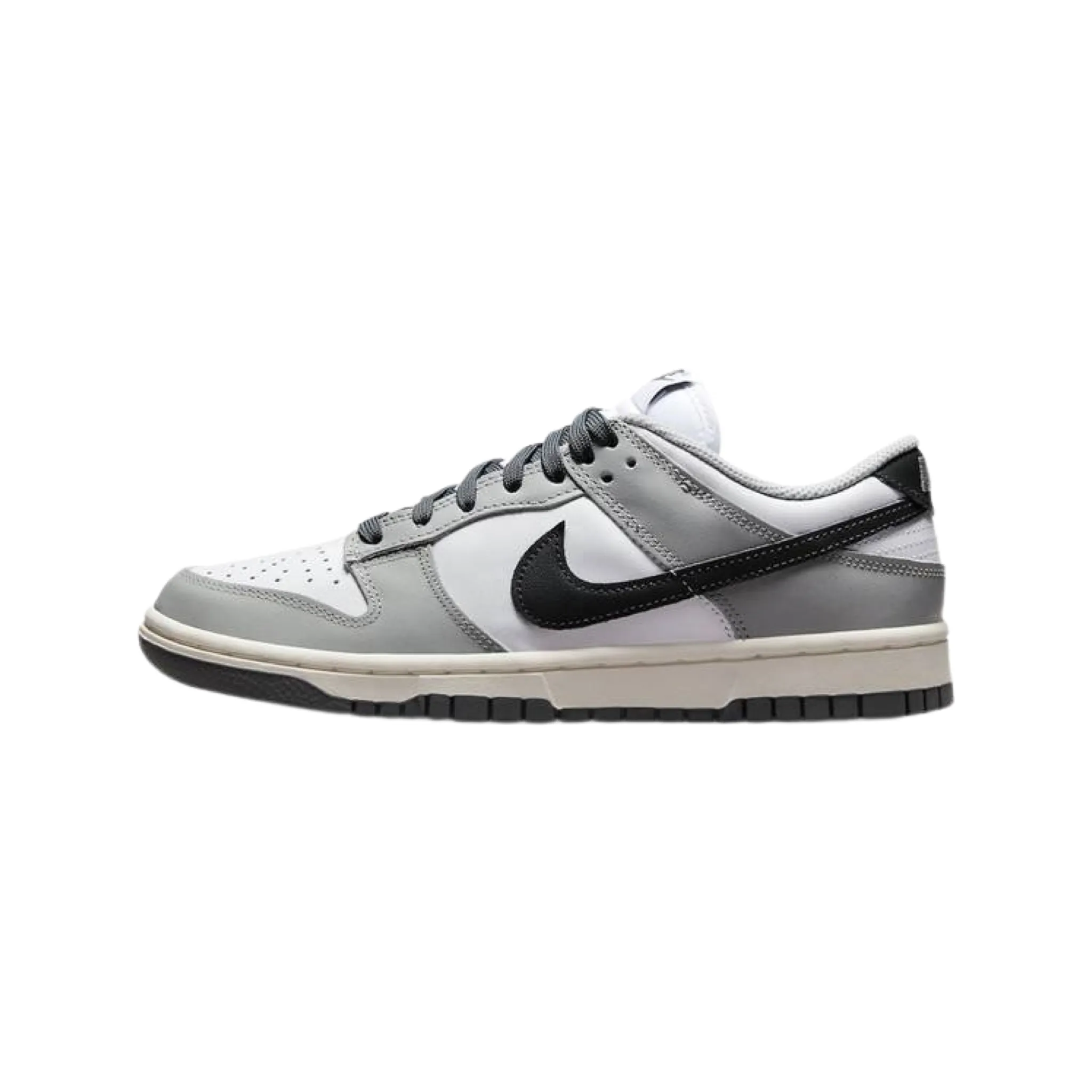 Women's Dunk Low White Iron Smoke Grey Nike Dunk