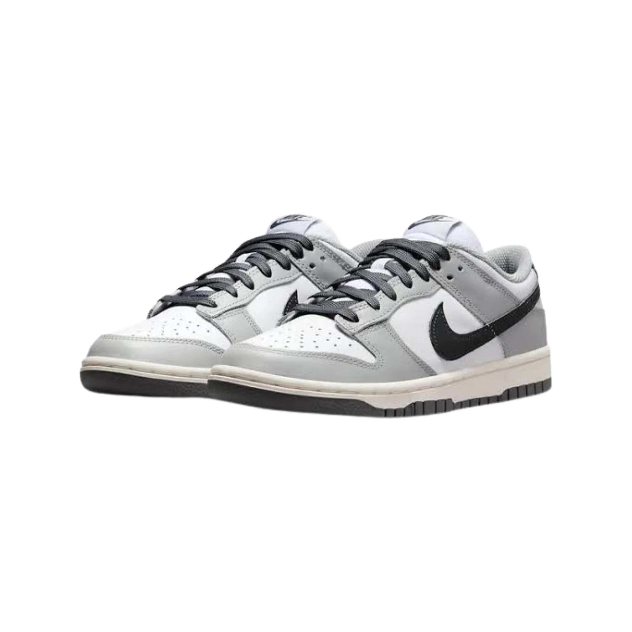 Women's Dunk Low White Iron Smoke Grey Nike Dunk