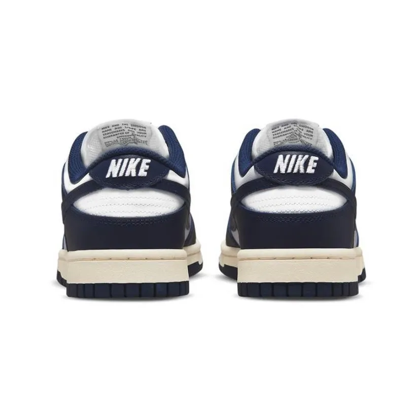 Women's Dunk Low White Navy Vintage Cream Nike Dunk