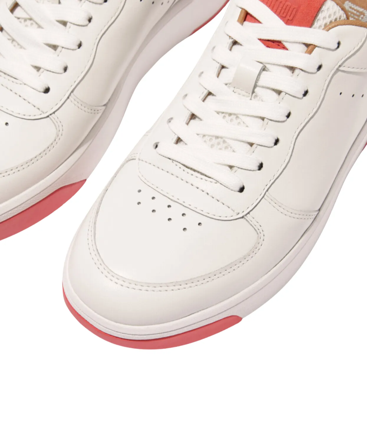 Womens Fitflop Shoes FitFlop Rally Evo Leather Sneaker White