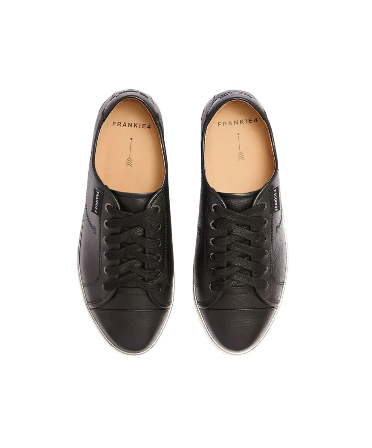 Womens Frankie4 Shoes Frankie4 Nat III Black White Sneaker
