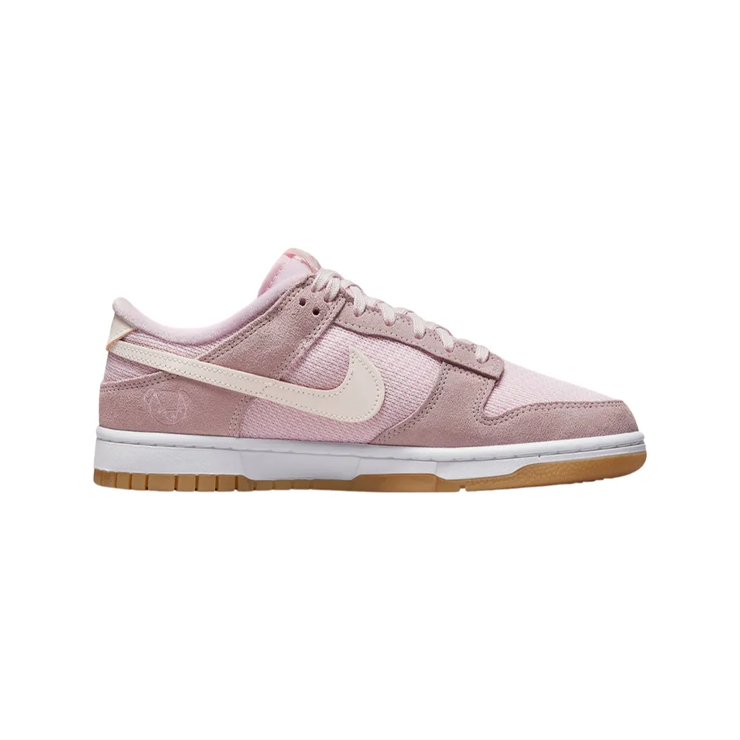 Women's Nike Dunk Low Pink Teddy Bear Light Soft Pink Pink Foam Medium Pink Nike Dunk
