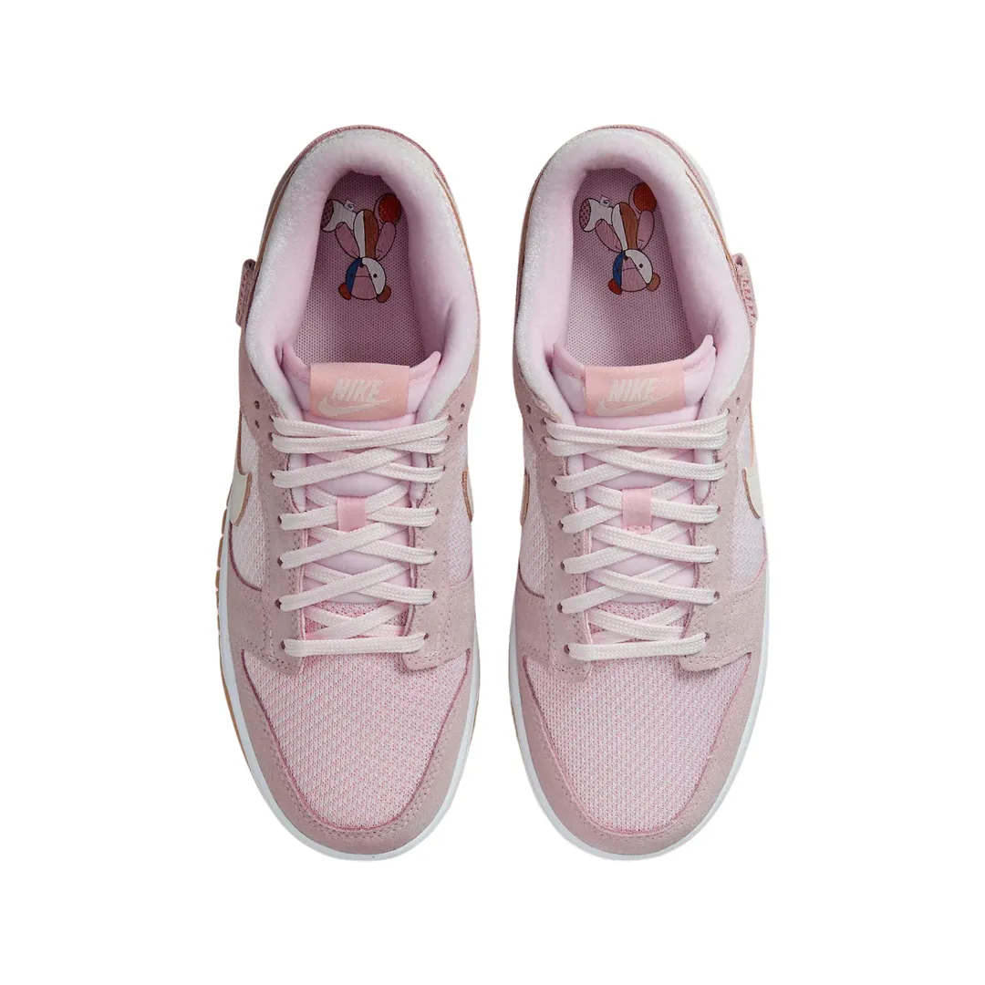 Women's Nike Dunk Low Pink Teddy Bear Light Soft Pink Pink Foam Medium Pink Nike Dunk