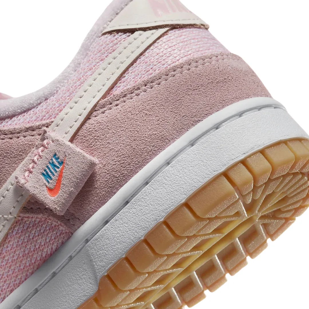 Women's Nike Dunk Low Pink Teddy Bear Light Soft Pink Pink Foam Medium Pink Nike Dunk