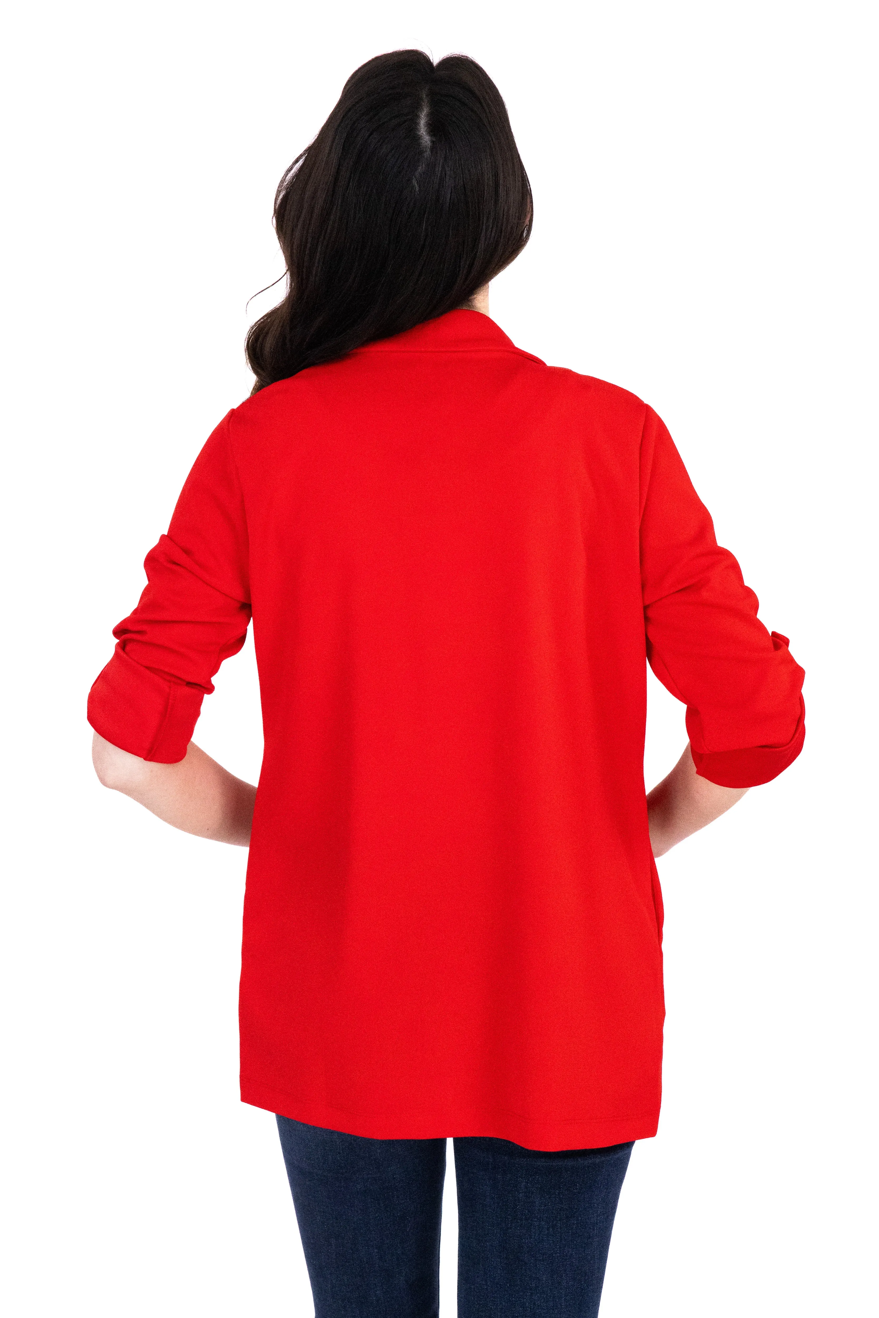 Women's Relaxed Open Front Blazer