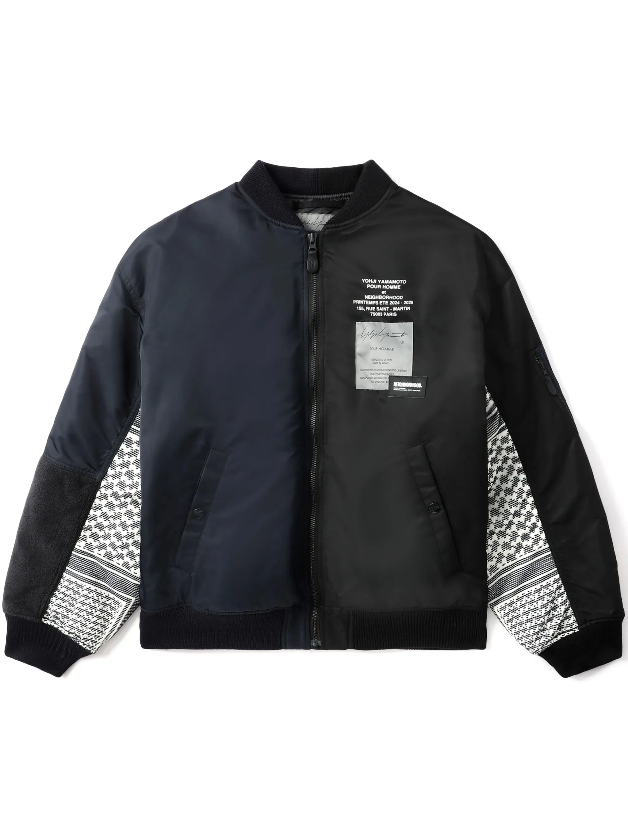 YOHJI YAMAMOTO POUR HOMME - Men Neighborhood MA-1 Jacket Clothing_yohji-yamamoto