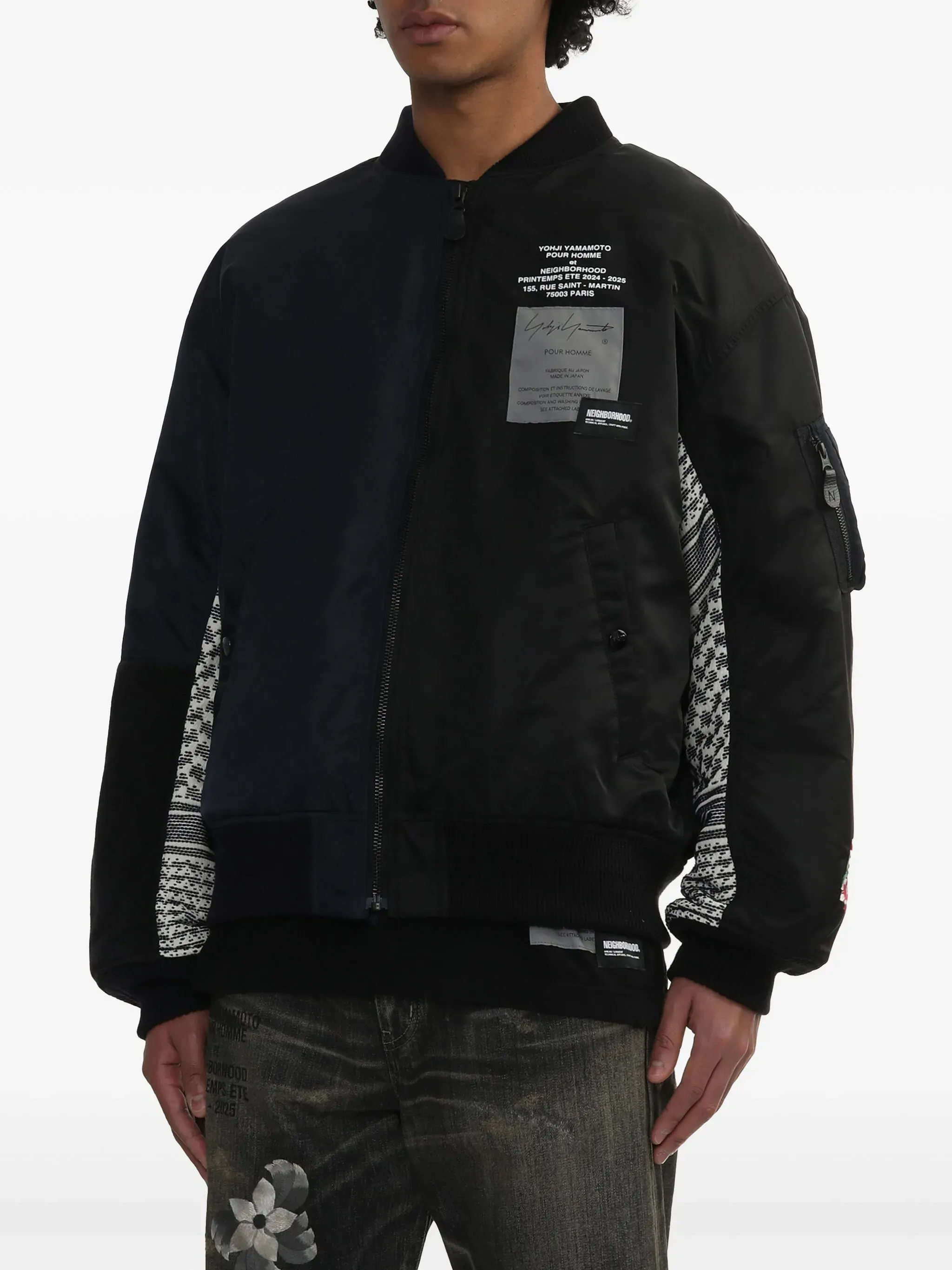 YOHJI YAMAMOTO POUR HOMME - Men Neighborhood MA-1 Jacket Clothing_yohji-yamamoto
